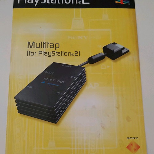 PlayStation 2 Multitap poster used, size A4