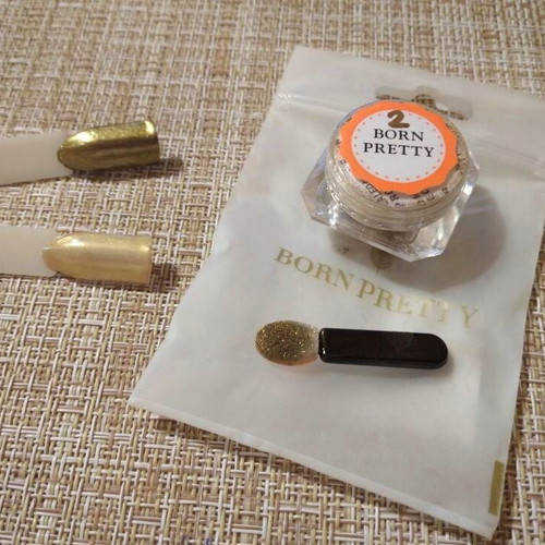 Born Pretty No - 2 Mirror Effect Nail Powder for Manicure and Pedicure New