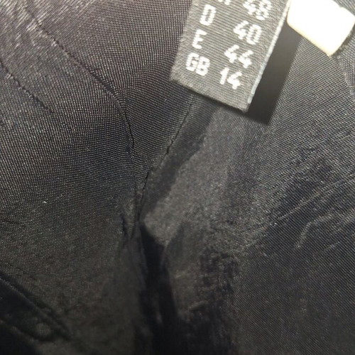 Verdosa Paris women's black jacket used with leather details