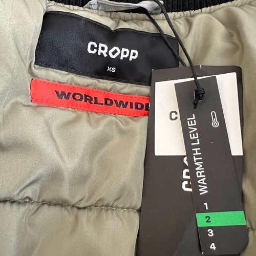 Women's bomber jacket new, size XS, gray color