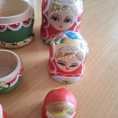 Babushka wooden hand-painted new Russian