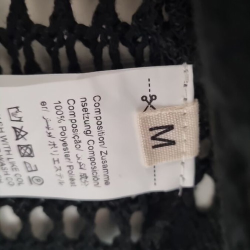 Thin knitted cardigan black like new, short-sleeved summer