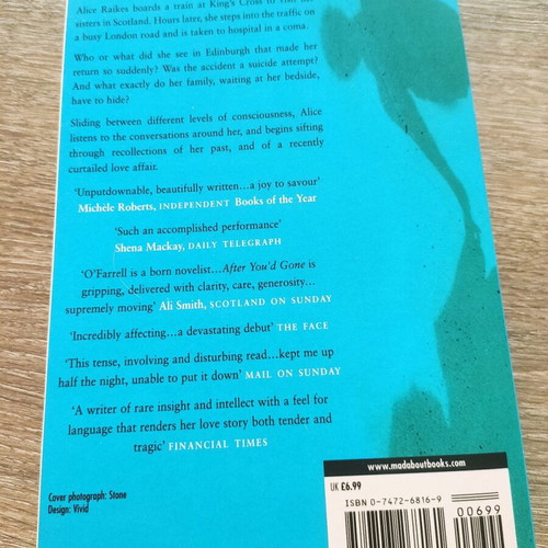 After You 'd Gone book used by Maggie O'Farrell