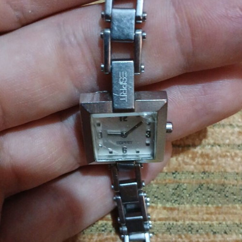 Esprit One Jewel women's wristwatch silver used