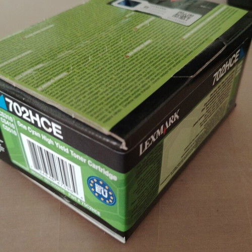 Lexmark Cyan Toner 702HCE new original sealed
