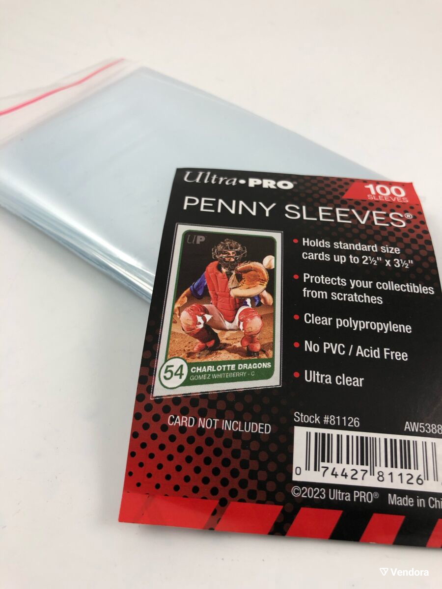 Ultra Pro Penny Sleeves used, pack of 100 -  0,50 - Vendora.cy