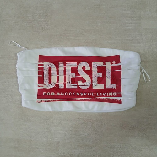 Diesel women's bustier top new, white, size S