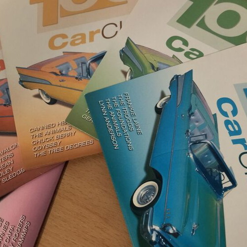 100 Car classics box set with 5 CDs used, foreign songs