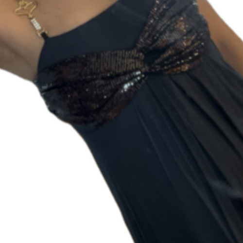 Rosso di Sera top like new, blue with black and gold details
