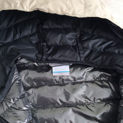 Columbia Powder Lite Hooded Jacket size S like new, khaki