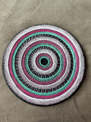 String art picture made to order, colorful and unique