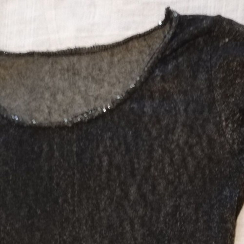 Top with shimmer, like new, black, sizes S and M