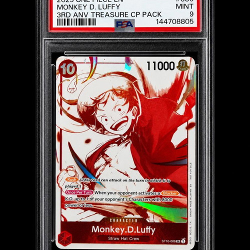 Monkey D. Luffy ST10-006 SR card mint from One Piece 2025