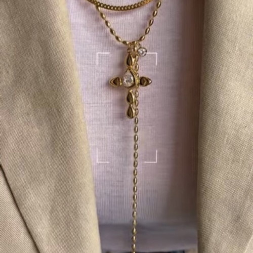 Steel necklace new