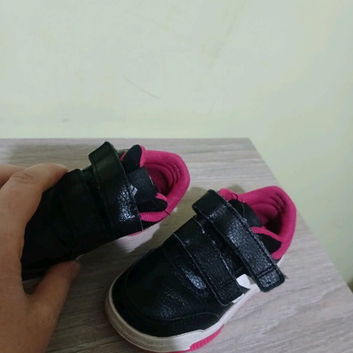 Adidas sneakers like new, size 23, black and pink