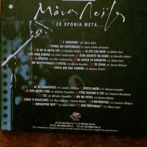 Manos Loizos CD new, 2 CDs with case and song descriptions