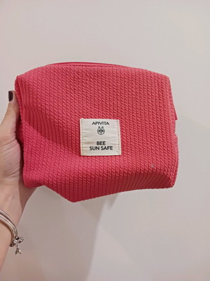 Apivita toiletry bag used