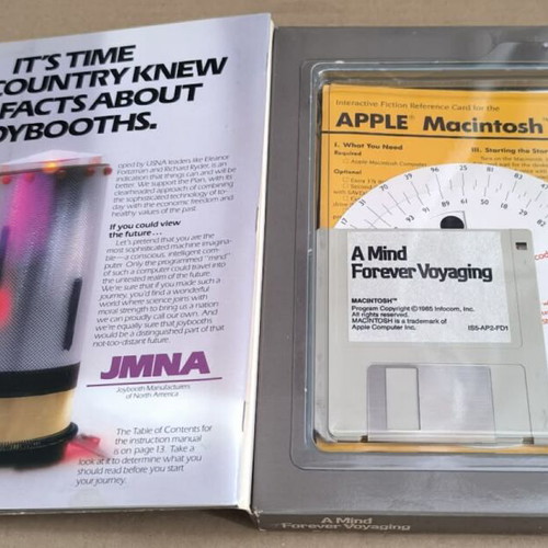 A Mind Forever Voyaging (Infocom) (Apple Macintosh) used