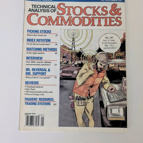 The Traders Magazine used, 13 issues 2005-2006, technical analysis