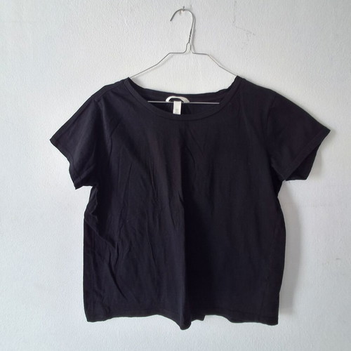 H&M Basic Black T-Shirt Size S