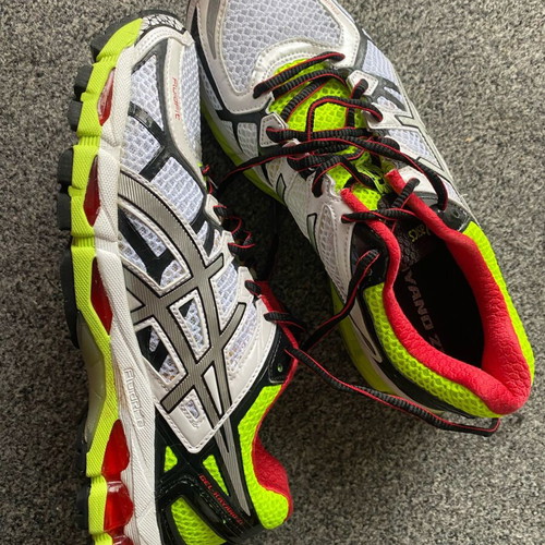 Asics Gel Kayano 21 shoes used, size EU 40, multicolor