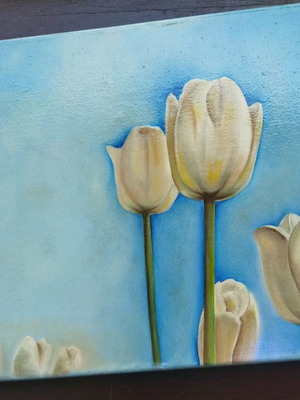 Oil painting Tulips 30x40cm new
