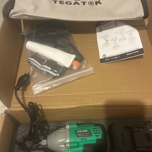Ασύρματο Κλειδί Εμπάλλησης 2400 RPM με Μπαταρία 4000mAh και Κουτί Εργαλείων