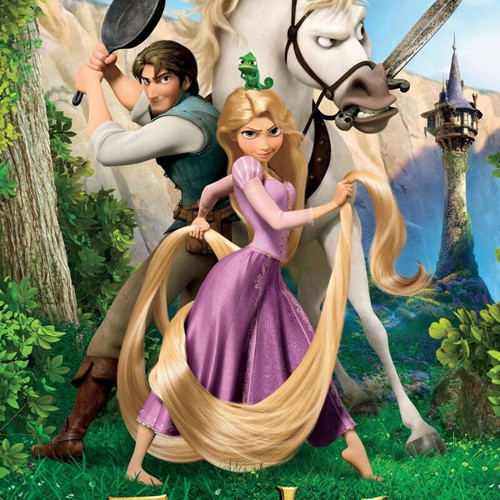 Tangled Rapunzel Disney poster like new