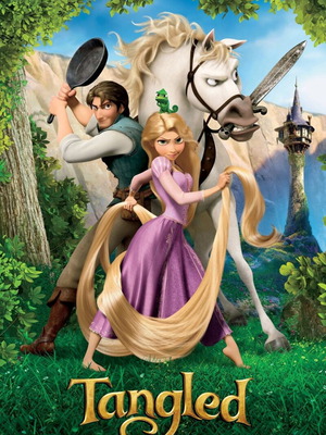 Tangled Rapunzel Disney poster like new