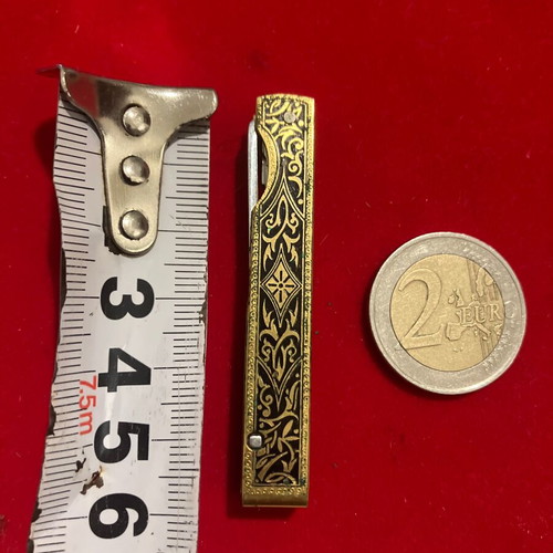 Vintage German Solingen Bayer pocket knife WW2 like new with leather sheath