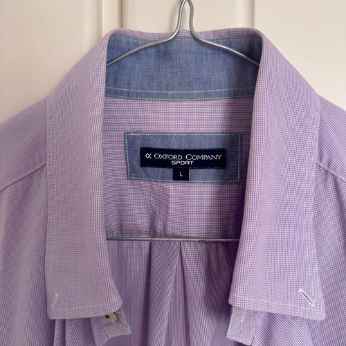 Oxford Company dress shirt size Large purple like new