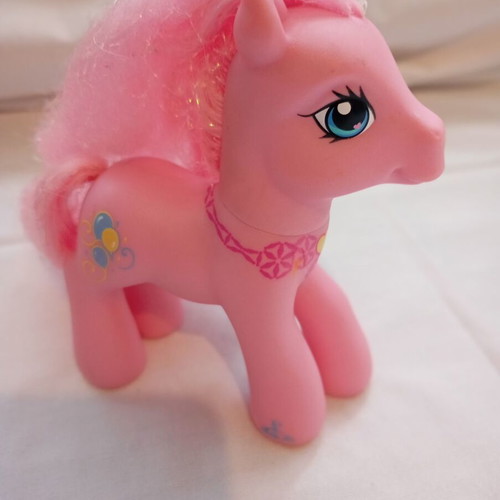 My Little Pony G3 Pinkie Pie figure used, 2007 Hasbro 25th Birthday Celebration