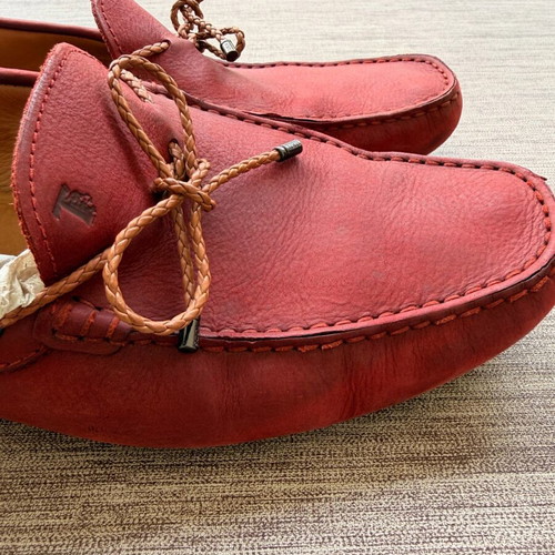 Tod’s loafer used, red, size 43