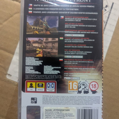 Medal of Honor Heroes PSP game new