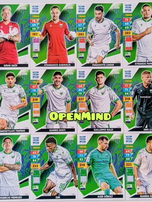 Base set Levadiakos Super League 2024-25 Adrenalyn XL new (18/18 cards)