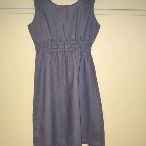 Soul Rebel linen dress like new, lavender blue