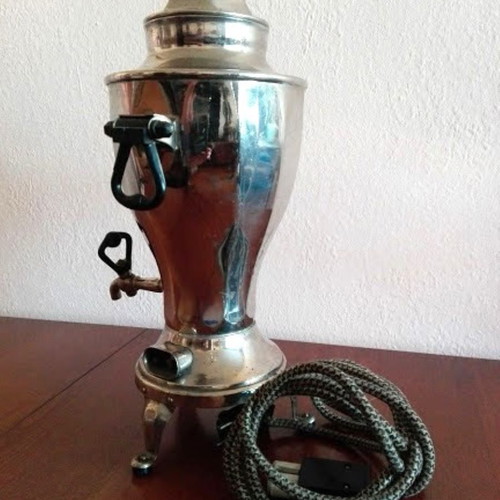 Vintage Electric Samovar USSR 80s metal 45 cm like new