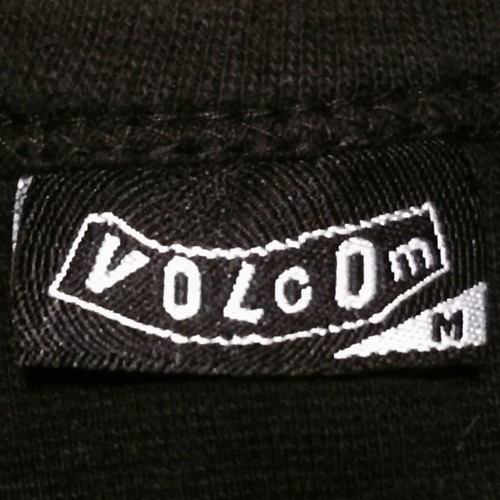 VOLCOM T SHIRT BLACK/SILVER UNISEX
