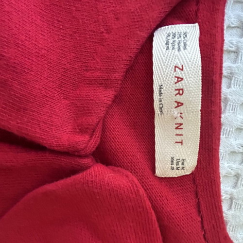 Zara Knit cardigan, red, size M