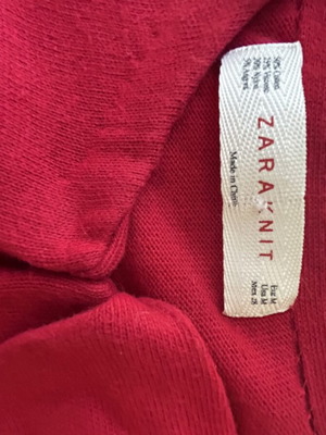 Zara Knit cardigan, red, size M
