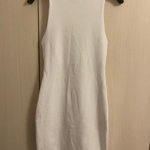 Zara summer backless dress S new, white