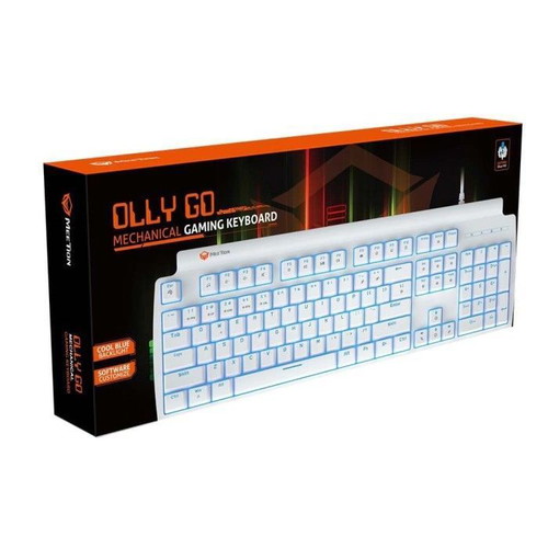 Meetion MT-MK600MX Mechanical Gaming Keyboard Blue Switches White