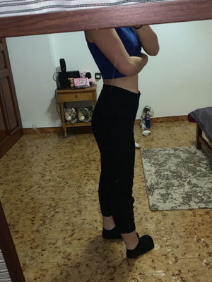 Black pants used, size S