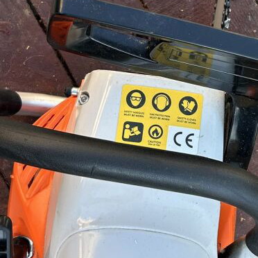 Nakayama PC4600 petrol chainsaw used, 45 cc, 2.45 HP, 45 cm bar