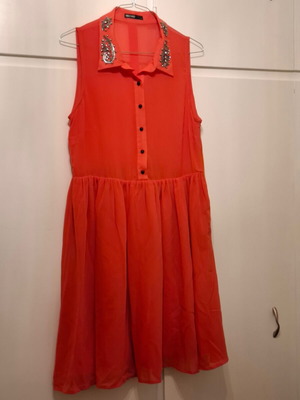 Beloved dress size L like new, orange