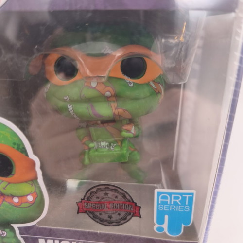 Funko POP! Art Series Teenage Mutant Ninja Turtles Michelangelo Special Edition vinyl figure new