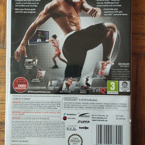 Wii UFC Trainer used, complete for Nintendo Wii
