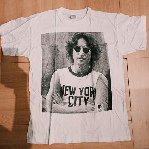 John Lennon fashion t-shirt new, 100% cotton, size L, white