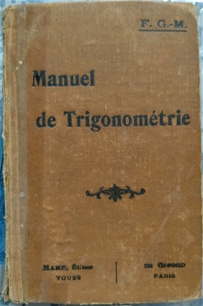  MANUEL DE TRIGONOMETRIE