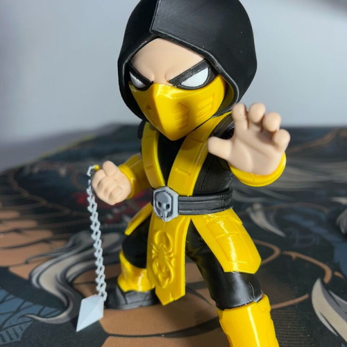 Mortal Kombat Scorpion figure, 15 cm